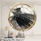 Designart 'Glam And Fashion Feminine Iii Glam Wall Clock